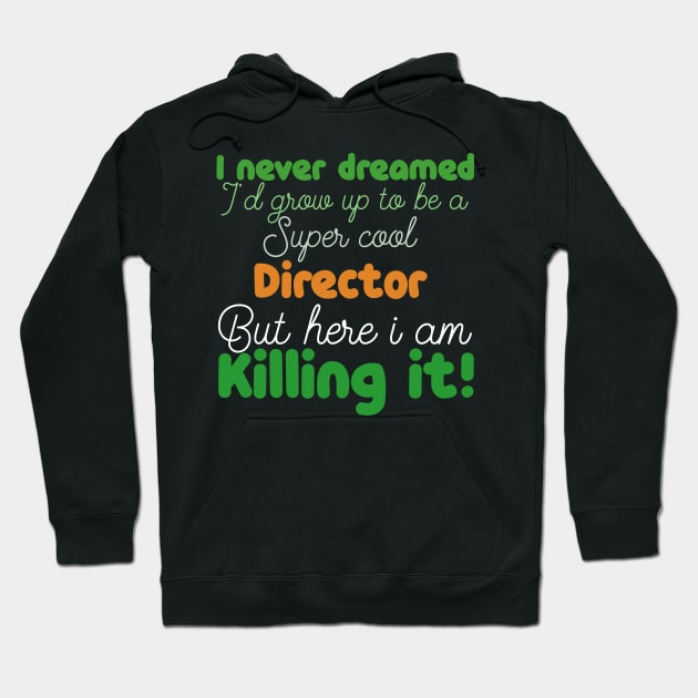 director Hoodie by Design stars 5